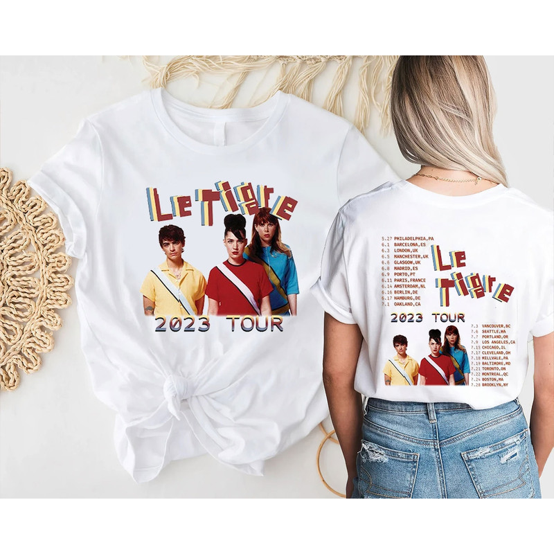 Le Tigre 2023 Tour Shirt, Le Tigre Rock Band Shirt, Le Tigre 2023 Concert Shirt, Le Tigre Band Fan Shirt Gift, Rock Fan Shirt, Le Tigre Fans - 1.jpg