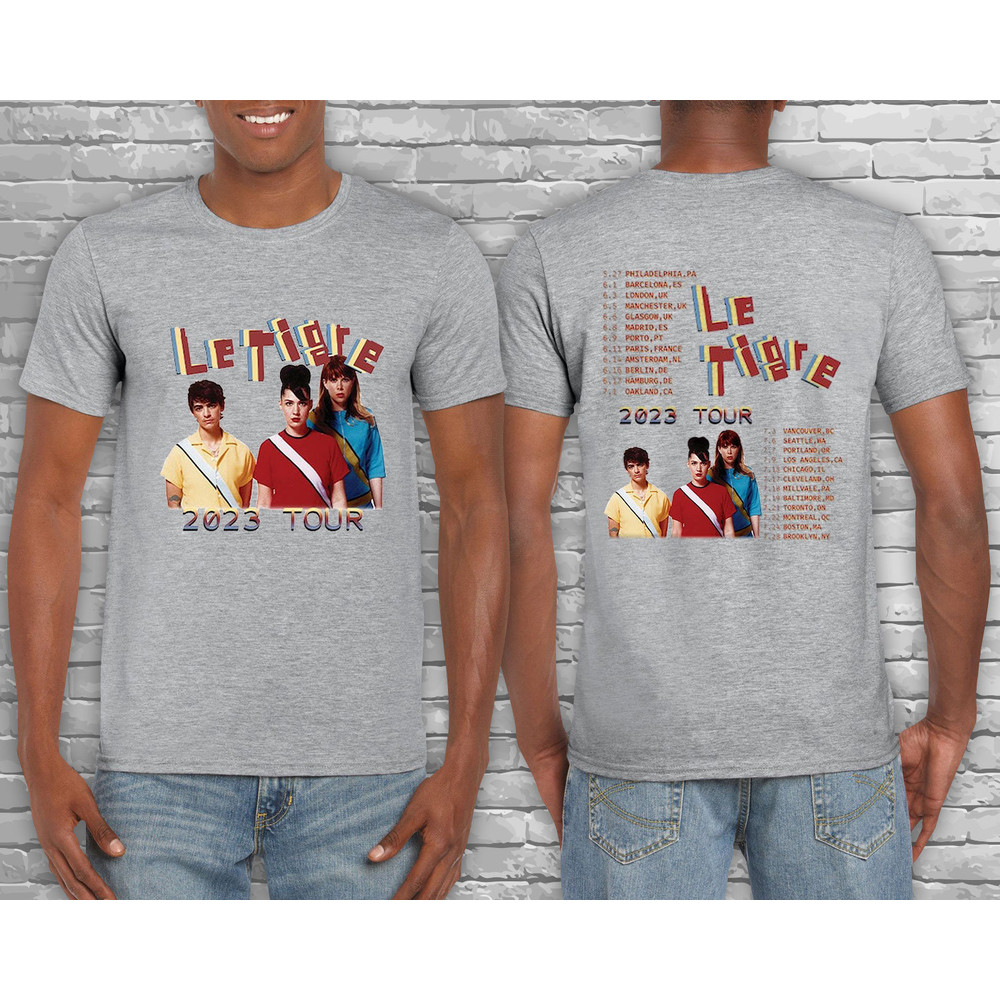 Le Tigre 2023 Tour Shirt, Le Tigre Rock Band Shirt, Le Tigre 2023 Concert Shirt, Le Tigre Band Fan Shirt Gift, Rock Fan Shirt, Le Tigre Fans - 3.jpg