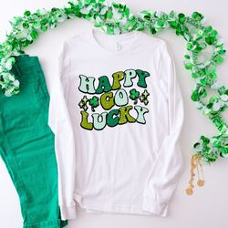 Happy Go Lucky Shirt,Shamrock Shirt,Saint Patricks Day Shirt,Saint Patricks Day Shirt,Saint Patricks Day Family Matching