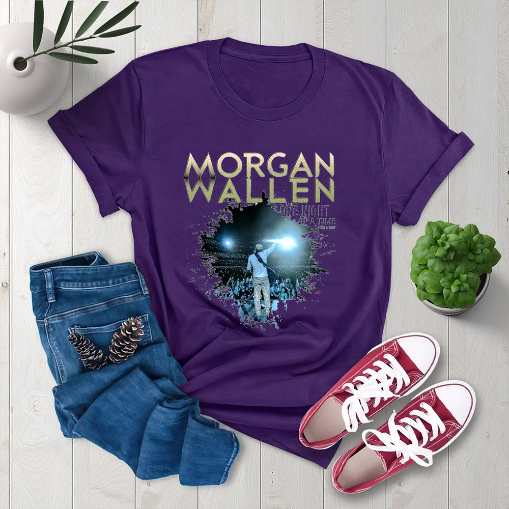 One At A Night Tour Shirt, Morgan Wallen Tour 2023 Shirt, Country Music shirt, Morgan Wallen World Tour, 2023 Concert Shirt, Morgan Fan Gift - 4.jpg