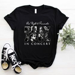one night to remember billy joel tour tshirt, billy