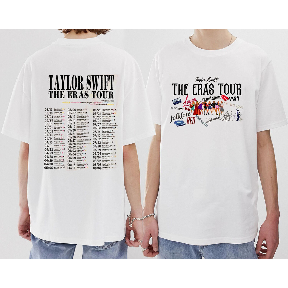 Taylor Swift The Eras Tour Shirt, Swiftie Merch T-Shirt, Back And Front Shirt, Swiftie Eras Tour, Taylor Swift Fan, Vintage Gift, TS Tshirt - 1.jpg