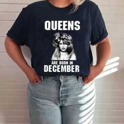ts queens are born in december tshirt, custom tshirt
