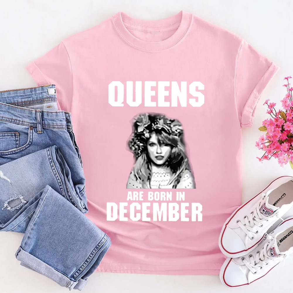 TS Queens Are Born In December Tshirt, Custom Tshirt, Taylor Swift December Tshirt, Custom Birthday Shirt, Swiftie Gift, Eras Tour Shirt - 3.jpg