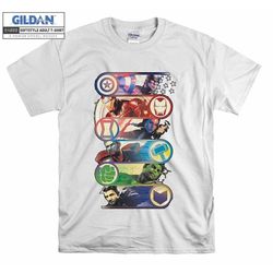captain america iron man avenger superhero unisex t-shirt sweatshirt hoodies tank top for men women kids toddler, comic