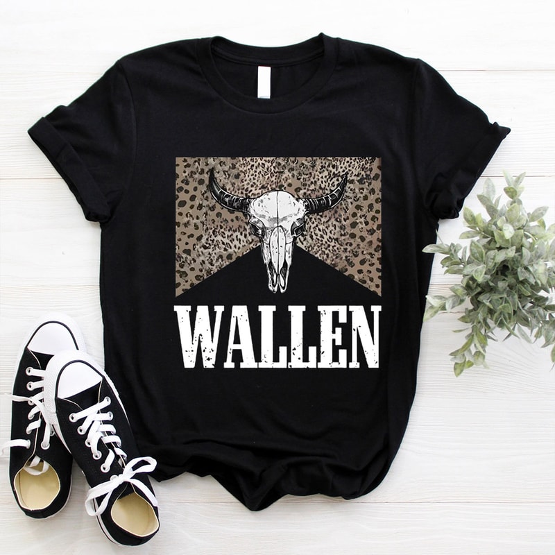 Wallen Cow Skull Shirt, Wallen Shirt, Country Music Shirt, Wallen Country Music Shirt, Country Concert Shirt, Wallen Tour Merch, Fan Gifts - 1.jpg