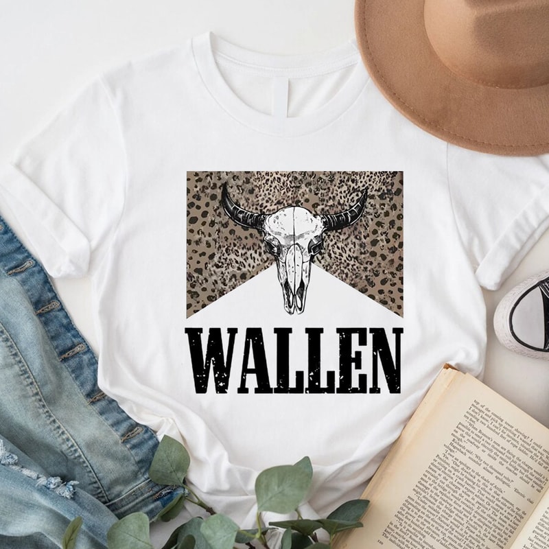 Wallen Cow Skull Shirt, Wallen Shirt, Country Music Shirt, Wallen Country Music Shirt, Country Concert Shirt, Wallen Tour Merch, Fan Gifts - 2.jpg