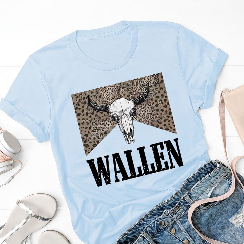Wallen Cow Skull Shirt, Wallen Shirt, Country Music Shirt, Wallen Country Music Shirt, Country Concert Shirt, Wallen Tour Merch, Fan Gifts - 3.jpg