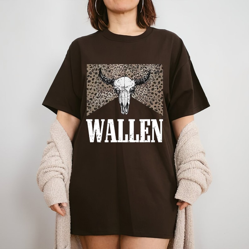 Wallen Cow Skull Shirt, Wallen Shirt, Country Music Shirt, Wallen Country Music Shirt, Country Concert Shirt, Wallen Tour Merch, Fan Gifts - 4.jpg