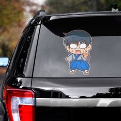 gintama sticker, gintama decal, anime sticker, anime car decal, anime decal, shinpachi shimura decal