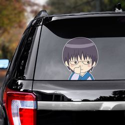 gintama sticker, gintama decal, anime sticker, anime decal, shinpachi shimura decal, anime car decal