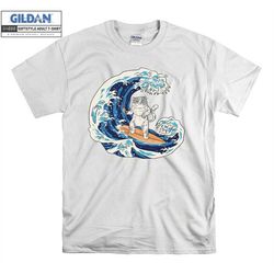 official cat sushi wave sea surf t shirt hoodie tote bag hoody t-shirt tshirt s-m-l-xl-xxl-3xl-4xl-5xl oversized men wom