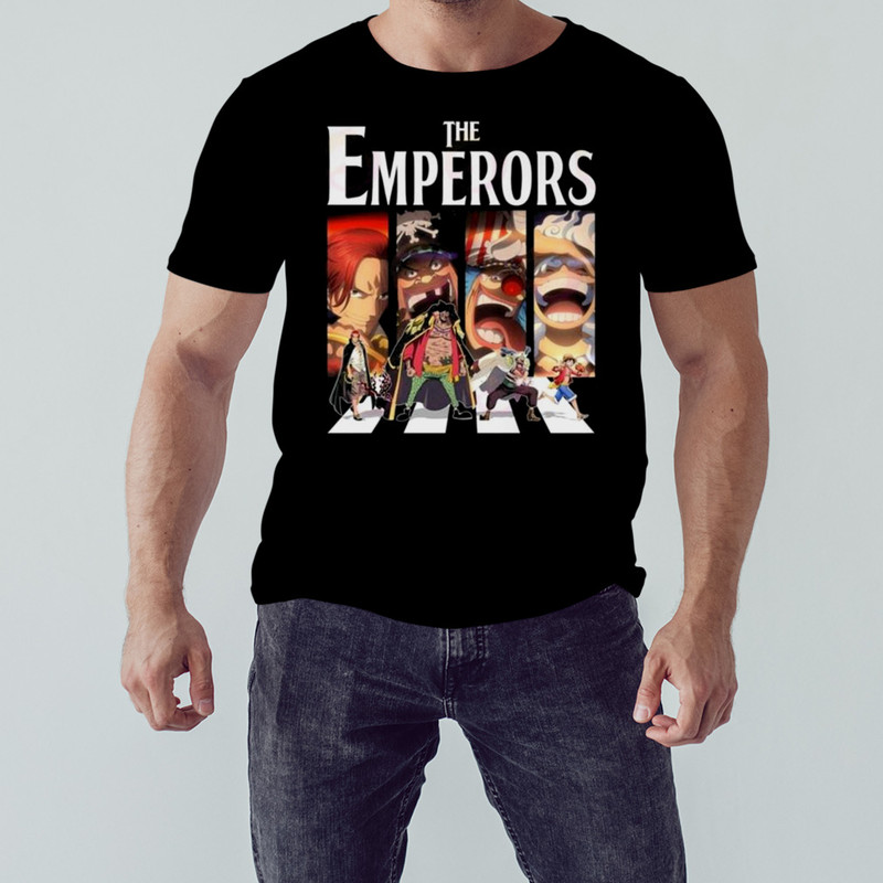 One Piece The Emperors Abbey Road Shirt, Unisex Clothing, Shirt For Men Women, Graphic Design, Unisex Shirt
