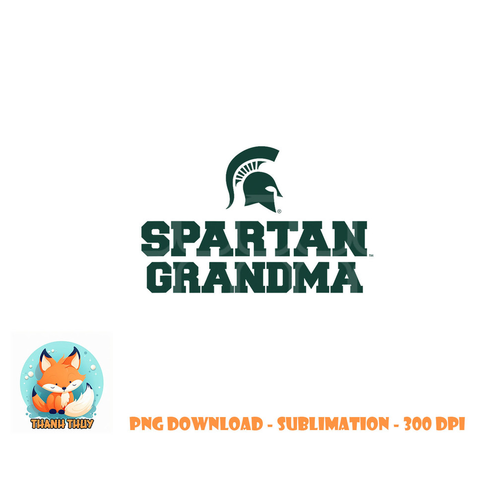 Michigan State MSU Spartans Spartan Grandma png, digital download copy.jpg