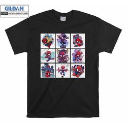 funny chibi spider-man avenger superhero t shirt hoodie hoody t-shirt tshirt s-m-l-xl-xxl-3xl-4xl-5xl oversized men wome