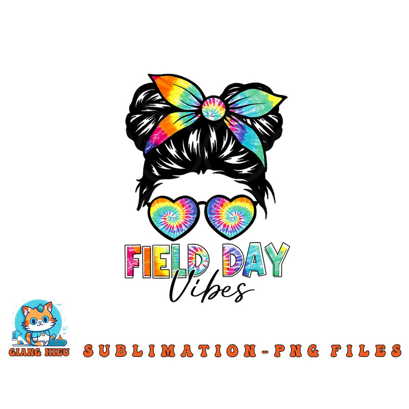 School Field Day Fun Tie Dye Field Day 2023 Girls Kids png, digital download copy.jpg