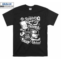 bart simpson the simpsons funny gift unisex t-shirt v-neck sweatshirt hoodie tank top for men women kids t-shirt 9553