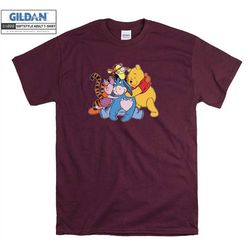 winnie the pooh t shirt all characters disney funny cartoon t-shirt tshirt s-m-l-xl-xxl-3xl-4xl-5xl oversized men women