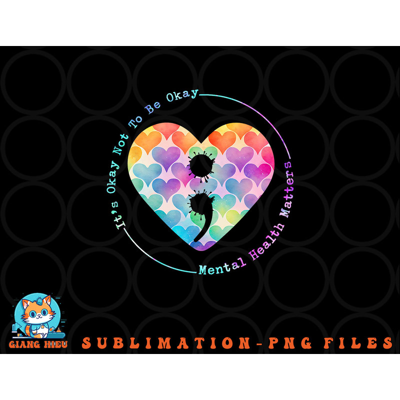 Semicolon Heart Suicide Prevention Mental Health Awareness png, digital download copy.jpg