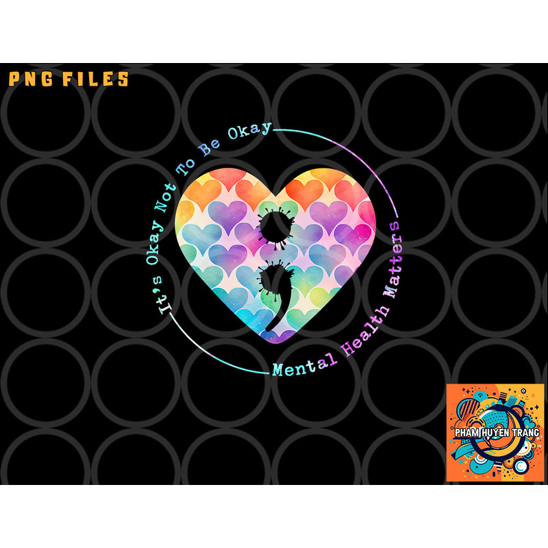 Semicolon Heart Suicide Prevention Mental Health Awareness png, digital download copy.jpg