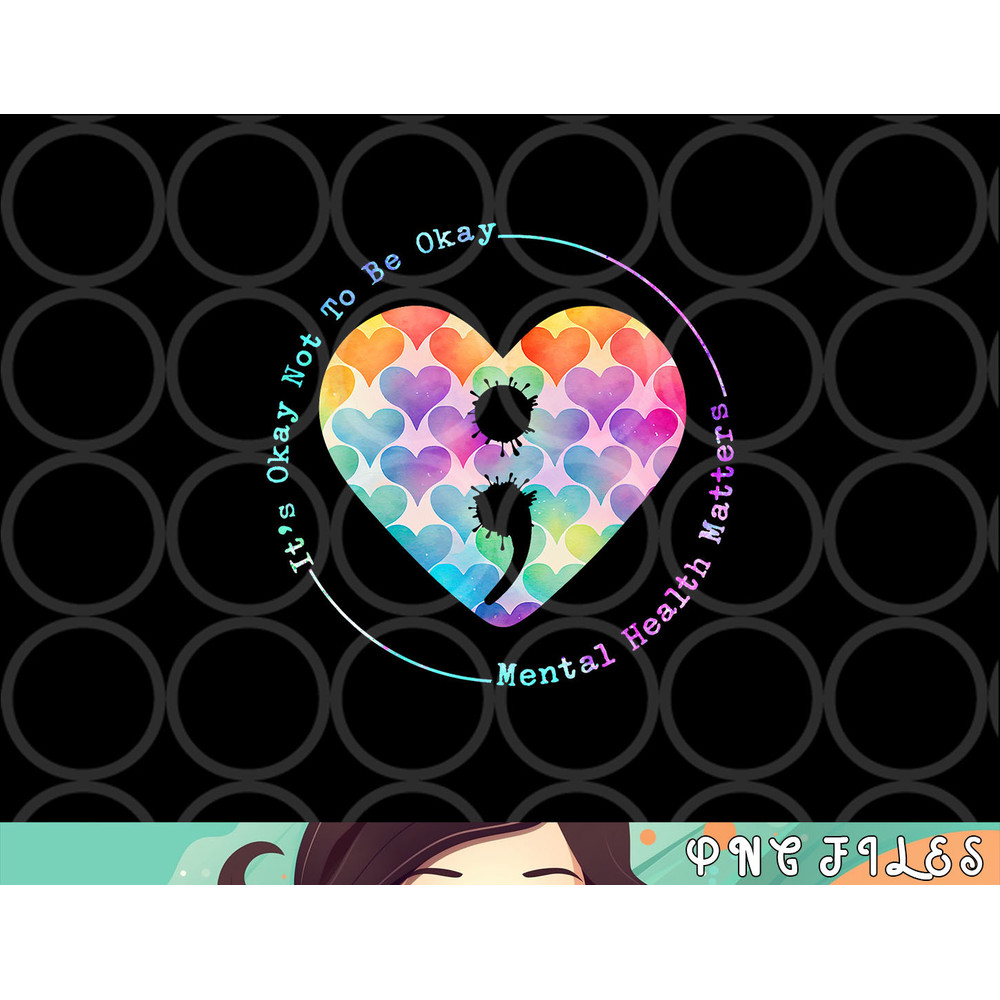 Semicolon Heart Suicide Prevention Mental Health Awareness png, digital download copy.jpg