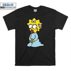 the simpsons maggie simpson cartoon t shirt hoodie tote bag hoody t-shirt tshirt s-m-l-xl-xxl-3xl-4xl-5xl oversized men