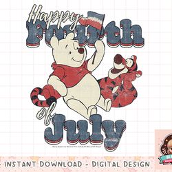Disney Winnie The Pooh Happy 4th Of July Pooh And Tigger png, instant download, digital print