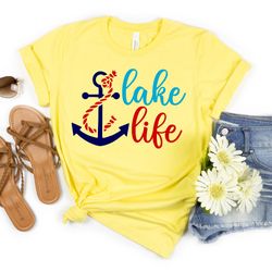 Lake life Shirt, Lake Shirt, Gift for Travel Lover, Gift for Adventurer, Wildlife Shirts,Vacation Shirts,Gift for Her,Ca