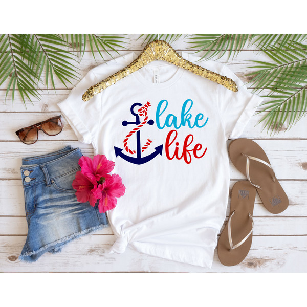 Lake life Shirt, Lake Shirt, Gift for Travel Lover, Gift for Adventurer, Wildlife Shirts,Vacation Shirts,Gift for Her,Camper Shirt, Lakelife - 2.jpg