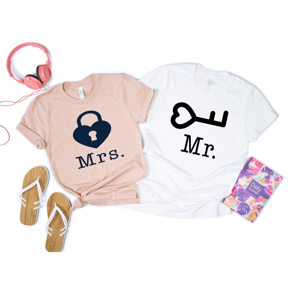 Lock and key couple Shirt,His & Hers, Matching Shirts, Wedding Gift,Couple Valentines Gift,Love Shirt, Couple Shirt,Valentines Gift - 4.jpg