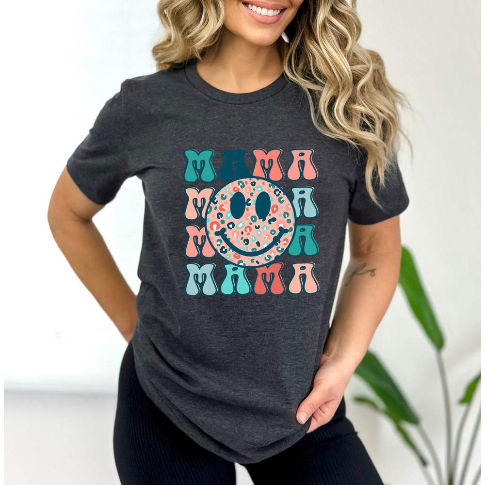 Mama Smiley Shirt, Smiley Face Sweatshirt, Aesthetic Mama Hoodie, Happy Face Shirt For Mom, Mothers Day Gift, Mom's Birthday Gifts - 2.jpg