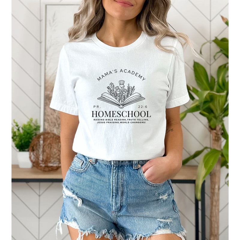 Mama's Academy Homeschool Shirt, Homeschool Mama Shirt Sweatshirt Hoodie, Home Sweet Shirt, Mom Academy Shirt, Christian Mom Shirt - 3.jpg