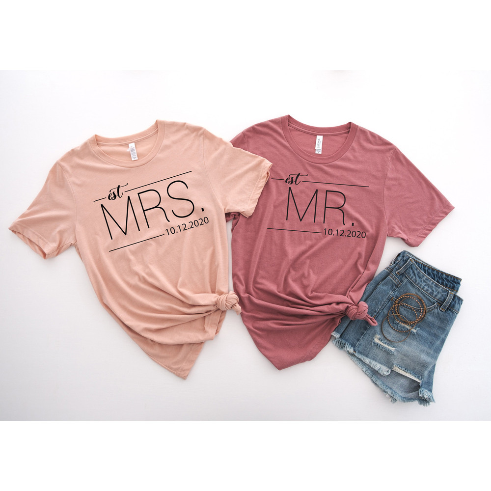 Mr and Mrs Shirt,Mr and Mrs,Just Married Shirt,Honeymoon Shirt,Wedding Shirt,Wife and Hubs Shirts,Just Married Shirts,Couple Shirts - 2.jpg