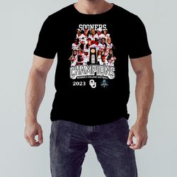 oklahoma sooners champions women's college softball 2023 t-shirt, unisex clothing, shirt for men women, graphic design