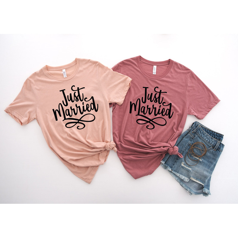 Just Married Shirt,Mr and Mrs,Just Married Shirt,Honeymoon Shirt,Wedding Shirt,Wife and Hubs Shirts,Just Married Shirts,Couple Shirts - 4.jpg