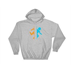 portal valve game funny slogan hoodie sweatshirt hoody long sleeve s-m-l-xl-xxl-3xl-4xl-5xl adult oversized men women un