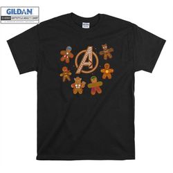 marvel avengers gingerbread cookies christmas t shirt hoodie hoody t-shirt tshirt s-m-l-xl-xxl-3xl-4xl-5xl oversized men