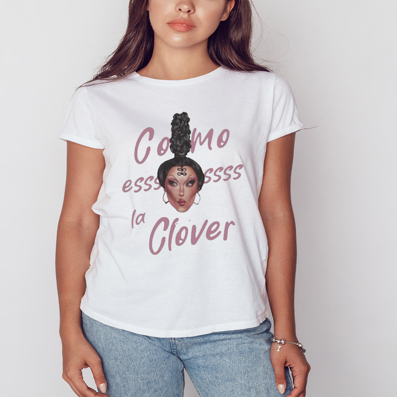 La Clover Camiseta Clover Roast Blanca Shirt, Unisex Clothing, Shirt For Men Women, Graphic Design, Unisex Shirt