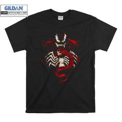 marvel venom splatter tongue cut-out graphic t shirt hoodie hoody t-shirt tshirt s-m-l-xl-xxl-3xl-4xl-5xl oversized men