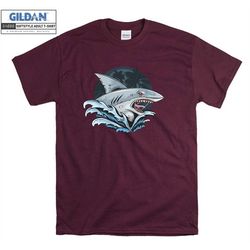 official shark red eyes t shirt dangerous funny t-shirt tshirt s-m-l-xl-xxl-3xl-4xl-5xl oversized men women unisex d156