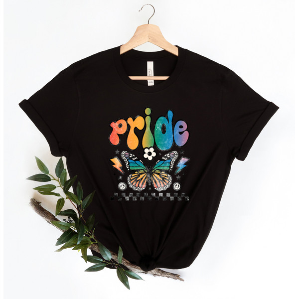 Pride Shirt,LGBTQ Shirt,Pride Month Shirt,Gay Pride T Shirt,Butterfly Rainbow Shirt,Equality Shirt,LGBTQ Gift,Lesbian T shirt,Gay Gift - 2.jpg