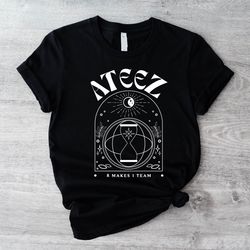 ateez break the wall svg, vintage ateez shirt svg, world tour t-shirt ateez