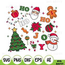 retro ho ho ho christmas svg, vintage christmas svg, vintage hohoho christmas svg, christmas gif svg, cute christmas svg