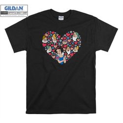 disney snow white and the seven dwarfs heart t shirt hoodie hoody t-shirt tshirt s-m-l-xl-xxl-3xl-4xl-5xl oversized men