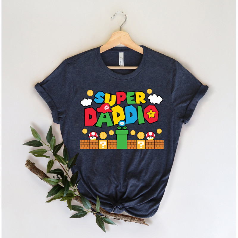 Super Daddio Game Shirt,New Dad Shirt,Dad Shirt,Daddy Shirt,Father's Day Shirt,Best Dad shirt,Gift for Dad,Super Dad Shirt,Gamer Daddy Shirt - 2.jpg