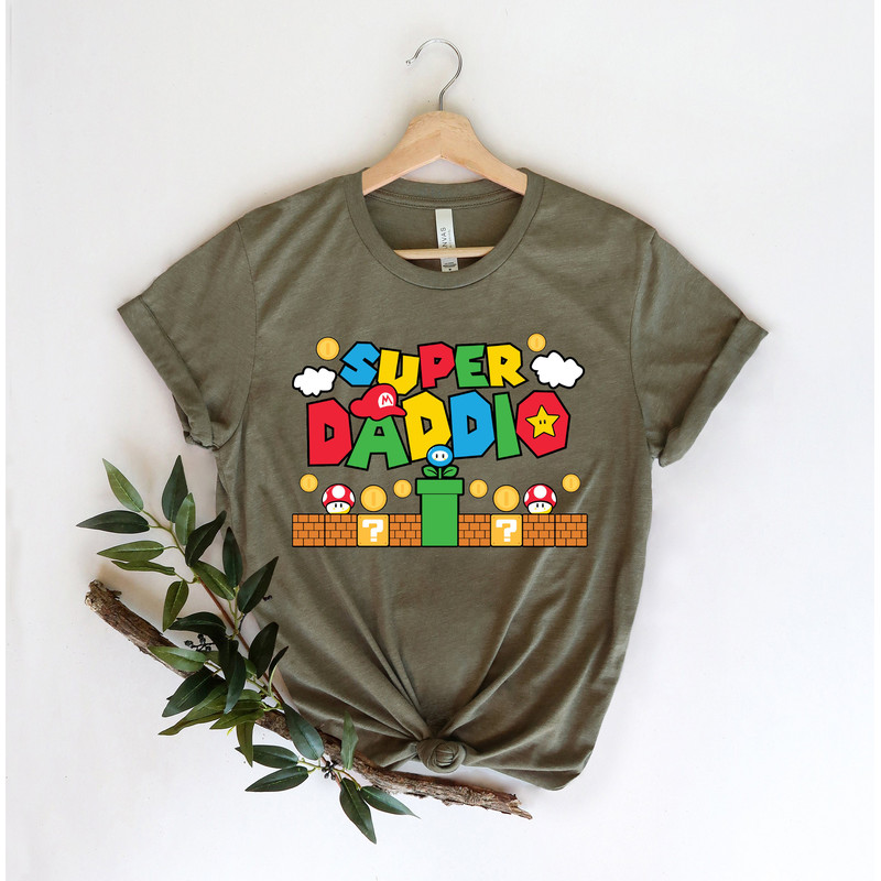 Super Daddio Game Shirt,New Dad Shirt,Dad Shirt,Daddy Shirt,Father's Day Shirt,Best Dad shirt,Gift for Dad,Super Dad Shirt,Gamer Daddy Shirt - 4.jpg