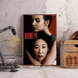 killing eve wall art, movie poster, movie home decor, movie wall art, killing eve poster