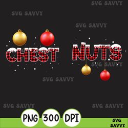 chest nuts matching couples christmas png, matching couples christmas png, funny chest nuts christmas couple png