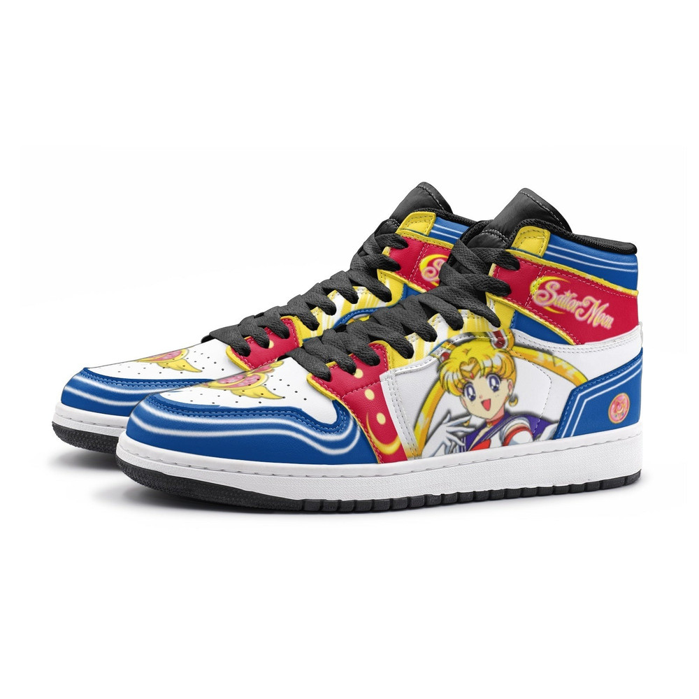 Sailor Moon JD1 Shoes, Sailor Moon Jordan 1 Shoes, Sailor Moon Shoes, Sailor Moon Sneakers, Sailor Moon