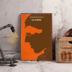 movie home decor, la haine poster, movie poster, movie wall art, la haine wall art, movie decoration